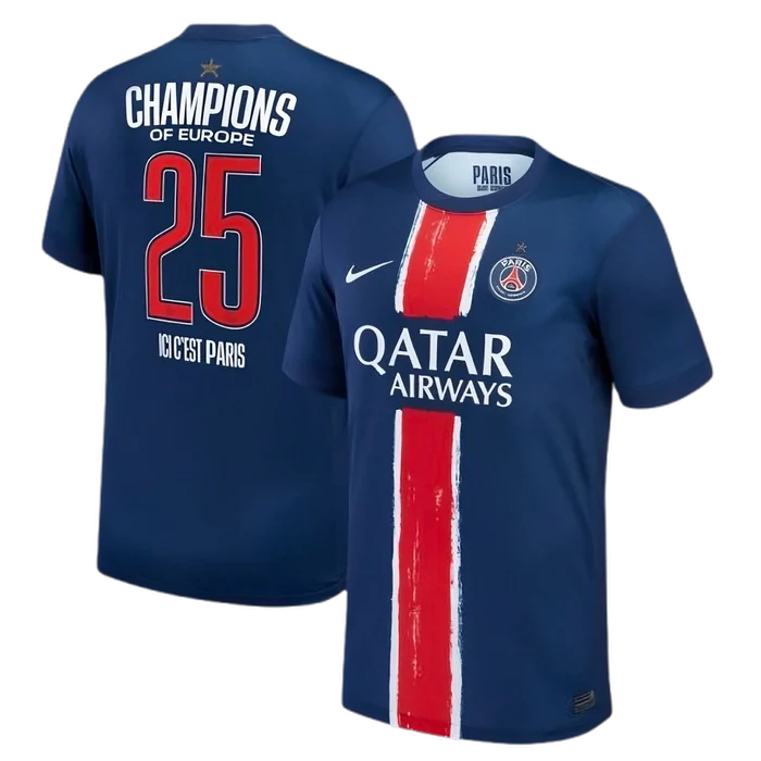 PSG European Champion jersey ⭐️ (flocked)