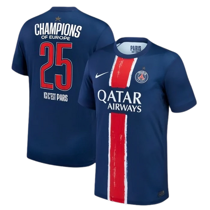 Maillot PSG Champion d’Europe ⭐️ (floquée)