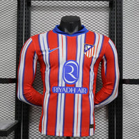 Atletico Madrid long sleeve player jersey 24/25