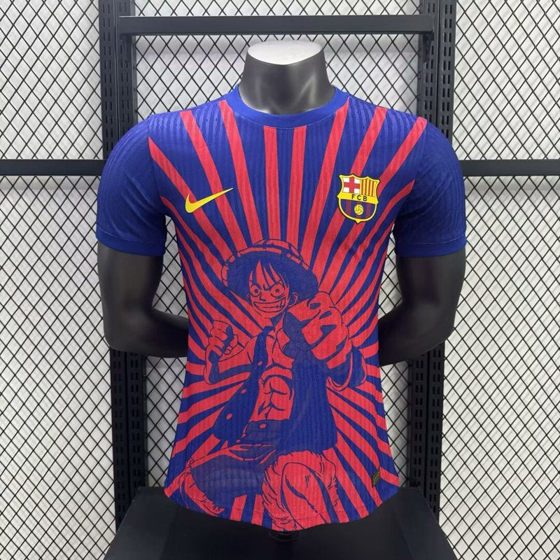 Barcelona x One Piece concept player jersey