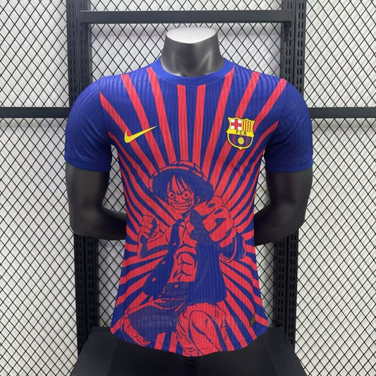 Barcelona x One Piece concept player jersey