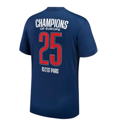 PSG European Champion jersey ⭐️ (flocked)