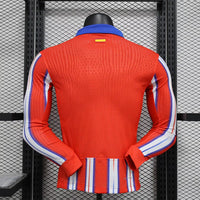 Atletico Madrid long sleeve player jersey 24/25